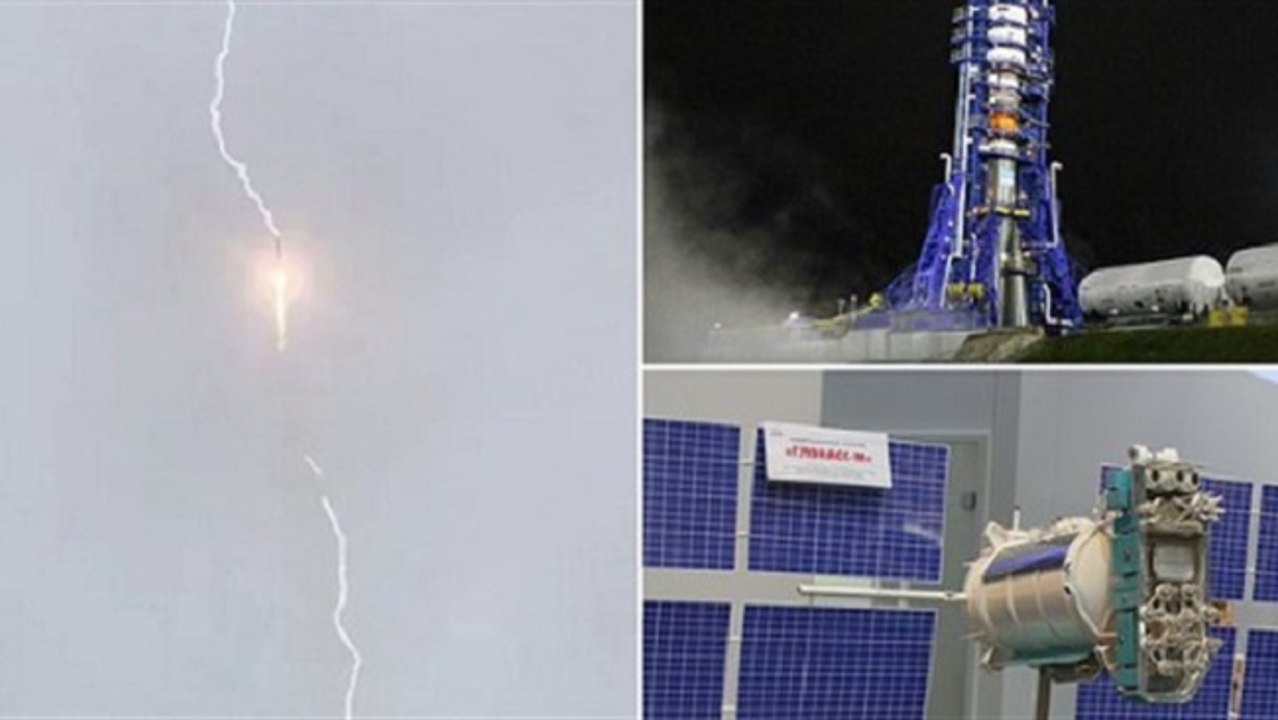 فيديو: لحظة مخيفة لصاعقة برقية تضرب صاروخ أثناء رحلته للفضاء