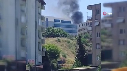 Lisede ders sırasında yangın çıktı