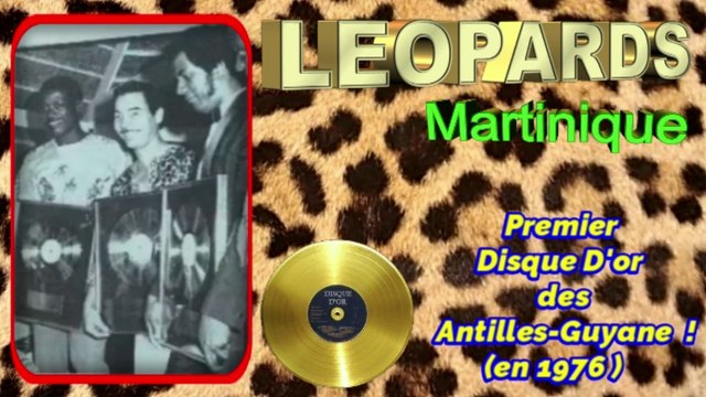 LEOPARDS {Martinique} premier DISQUE D'OR des Antilles-Guyane.✌