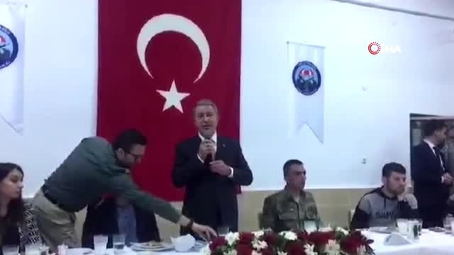 Milli Savunma Bakanı Hulusi Akar, Pençe operasyonu ile teröristlerin bütün inlerine girdik