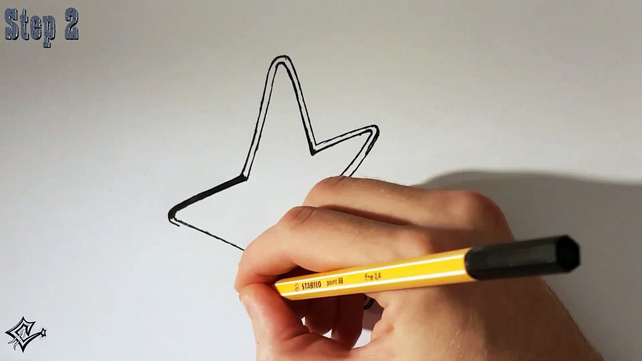 ✍ How To Draw 34 - Etoile ✔️ 9,5