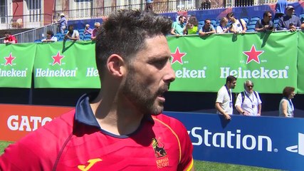El partido de Heineken fusiona fútbol y rugby en la Plaza Mayor