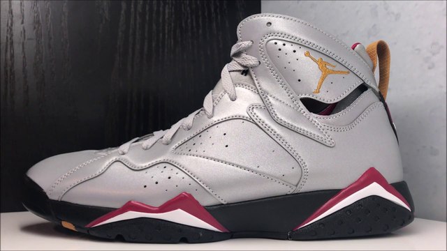Air Jordan 7 VII Reflection of a Champion Infrared 3M Retro Sneaker Detailed Look With Reflective Test