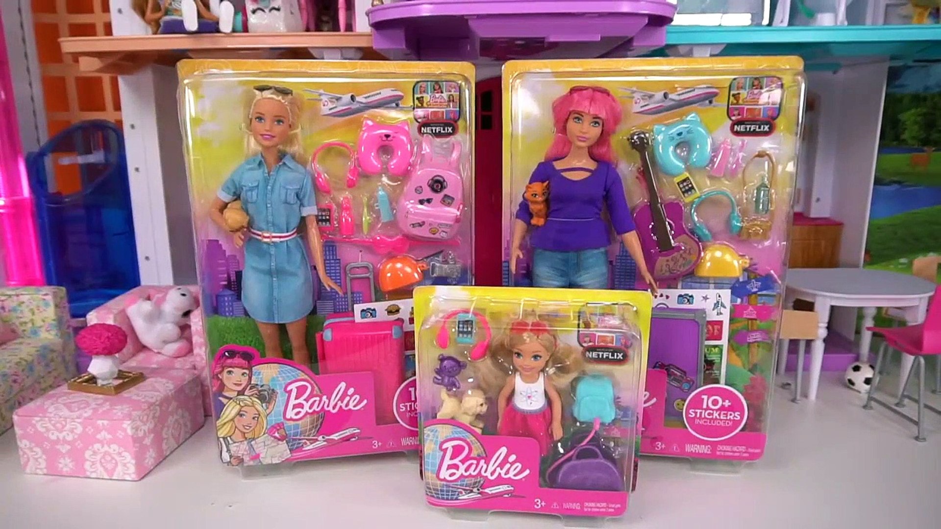Barbie & Chelsea Airplane Travel Trouble! Barbie Dreamhouse Adventures Toys  - video Dailymotion