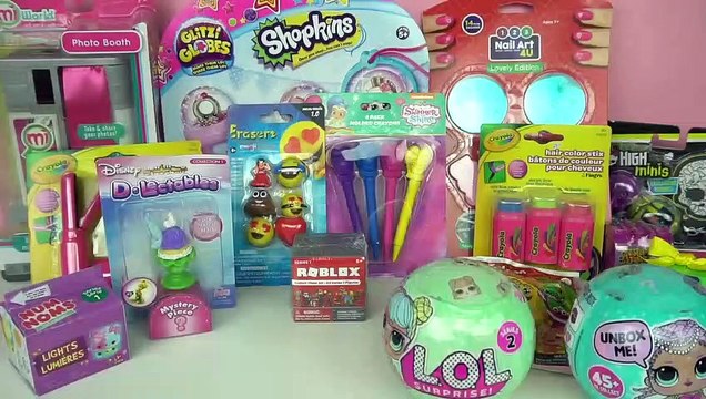 Abriendo Juguetes y Sorpresas de Emojis, Muñecas LOL Surprise, Balsamos, Crayon de Pelo, Shopkins