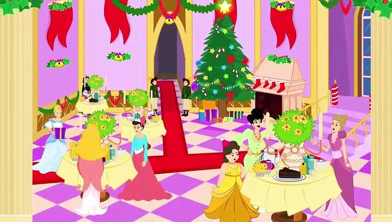 Vive Le Vent-  Chanson de Noel  avec Cendrillon-Raiponce-Le petit Chaperon Rouge-les