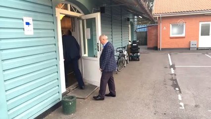 Danimarka'da Mevlana Camisi'nde iftar