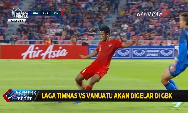 Resmi, Laga Indonesia vs Vanuatu Digelar di Gelora Bung Karno
