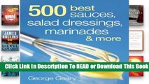 Full E-book  500 Best Sauces, Salad Dressings, Marinades and More  For Kindle