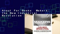 About For Books  Makers: The New Industrial Revolution  For Kindle