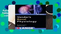 Full E-book  Vanders Renal Physiology, Eighth Edition (Lange Medical Books)  For Kindle