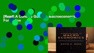 [Read] A Concise Guide to Macroeconomics  For Online