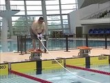 Can a 150kg MAN move through water faster than WR speed