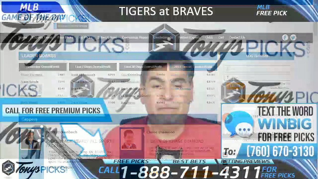 Tigers vs Braves 5/31/2019 Picks Predictions