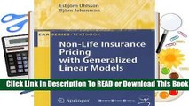 Full E-book Non-Life Insurance Pricing with Generalized Linear Models  For Free