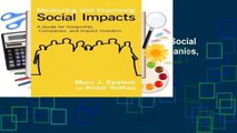 Full E-book Measuring and Improving Social Impacts: A Guide for Nonprofits, Companies, and Impact