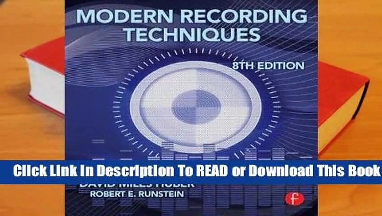Full E-book Modern Recording Techniques  For Trial