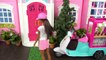 Barbie Doll Pizza Delivery to Frozen Elsa Dollhouse - Barbie Pizza Chef Playset