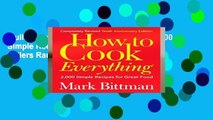 Full E-book  How to Cook Everything: 2000 Simple Recipes for Great Food  Best Sellers Rank : #1