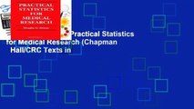 About For Books  Practical Statistics for Medical Research (Chapman   Hall/CRC Texts in