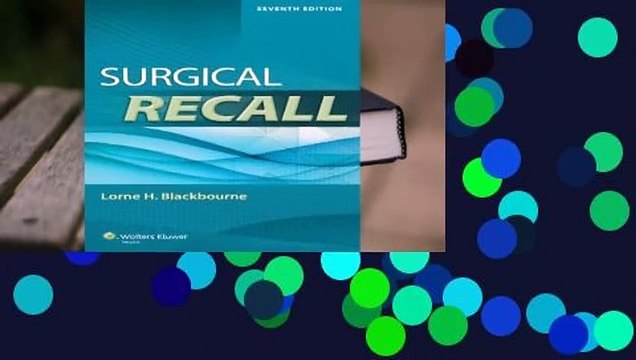 Trial New Releases Surgical Recall by Lorne H. Blackbourne