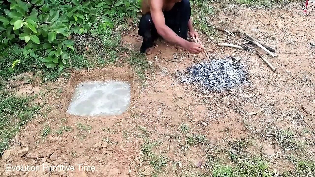Building mini eel pond