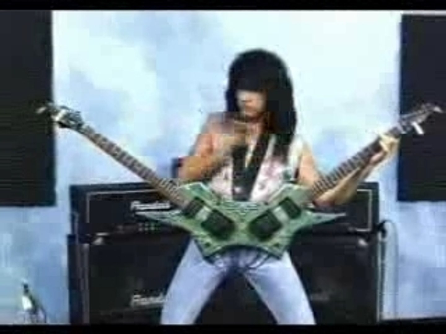 Double on sale guitar player
