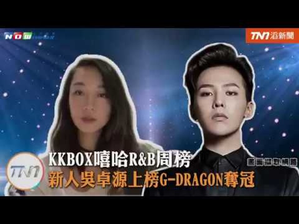 KKBOX嘻哈R&B周榜　新人吳卓源上榜G DRAGON奪冠
