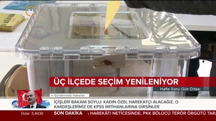 Yarın üç ilçede seçimler tekrarlanacak