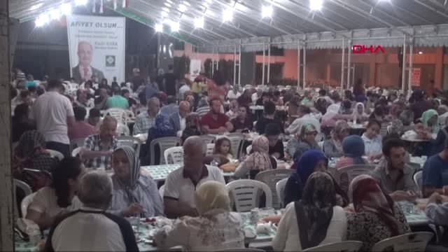 OSMANİYE Binlerce Osmaniyeli, sahur sofrasında buluştu