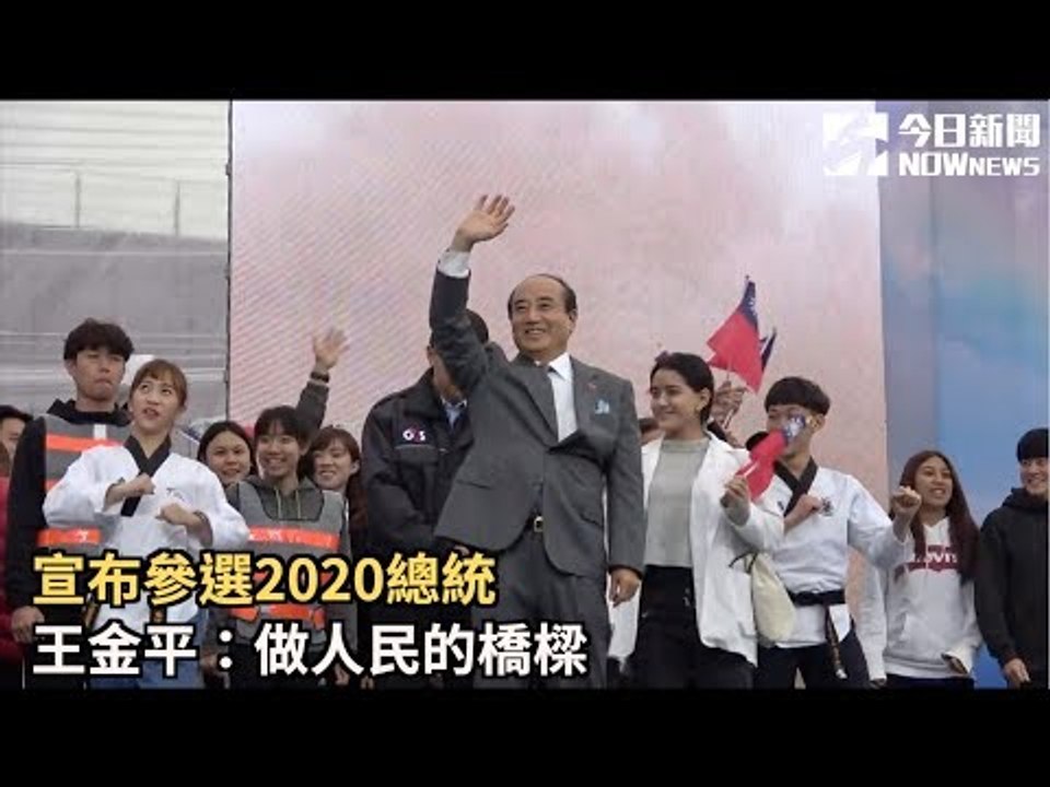 宣布參選2020總統 王金平：做人民的橋樑