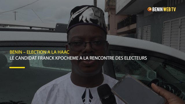 Bénin - HAAC : le candidat Franck Kpocheme à la rencontre des électeurs