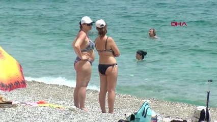 Antalya'da bayram tatilinde sıcaklıklar mevsim normallerinde