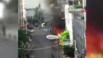 Kilis'te Suriyelilerin iş yeri yandı, 1 milyon liralık zarar oluştu