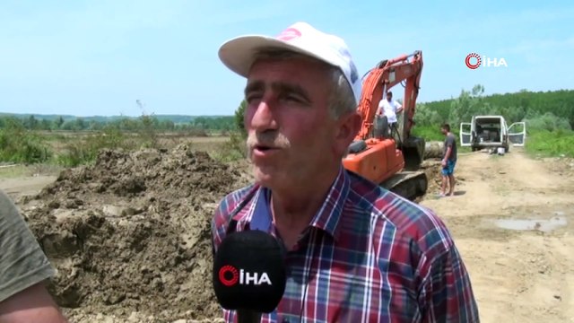 Sinop’ta çeltik ekimi gerçekleştiren çiftçilerin su borusu patladı...Çeltik ekimi yapılan bölge havadan görüntülendi