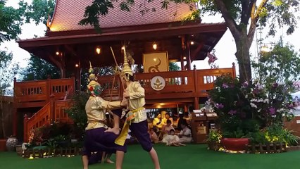 การแสดงโขน รร.วชิราวุธราชวิทยาลัย งาน “อุ่นไอรัก คลายความหนาว” ณ พระลานพระราชวังดุสิต 20180308