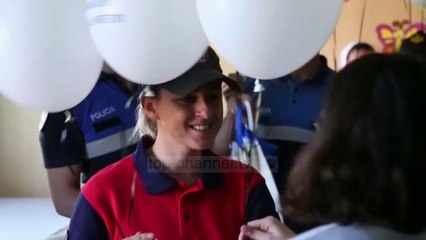 Policia e Lezhës feston 1 Qershorin më shtëpitë e fëmijëve të qarkut - Top Channel