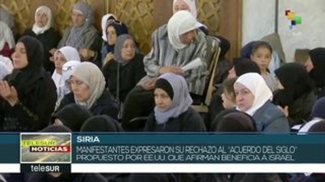 Sirios reiteran apoyo a causa palestina en el Día Mundial de Al Quds