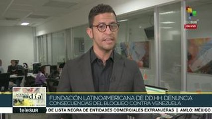 Denuncia Fundalatin consecuencias del bloqueo contra Venezuela de EEUU