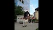 Skateboard : Il se mange la barrière en sautant !