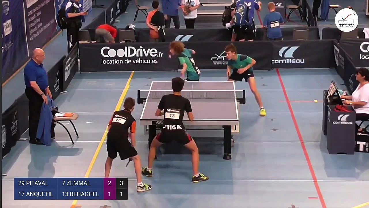 Table 1 - Ch. France Benjamins & Cadets (5)