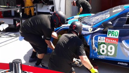 Test freins chez Ferrari