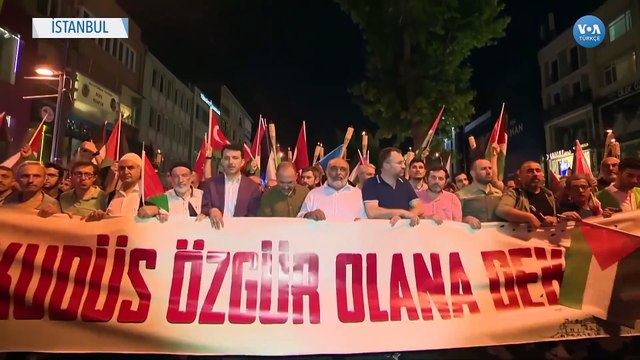 Kudüs Yürüyüşünde Mavi Marmara'da Ölenler Anıldı