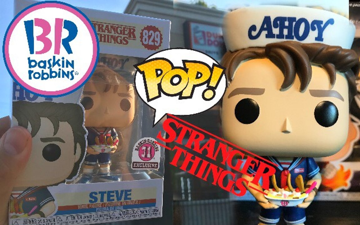 Stranger Things 3 Steve Baskin Robbins Funko Pop Exclusive Hunt Vlog Review  + Found a Chase