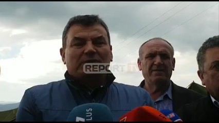 Report TV -Haki Çako mbërrin në Korçë: Po instalojmë vendosjen e çadrave