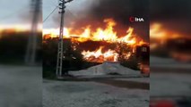 Çorum’da Köy yangını 2 ev ve cami yandı