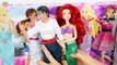 Disney Princesses Barbie dolls Party Dress up boneka Barbie gaun malam Bonecas Vestidos de noite | Karla D.