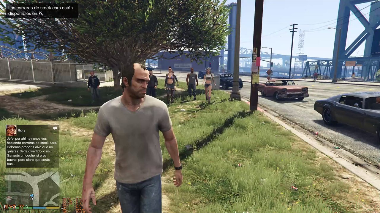 GTA V - Fist fighting LSPD (All Peds Unarmed Mod)