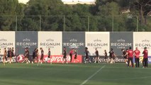A Milli Futbol Takımı'nın Antalya kampı devam ediyor