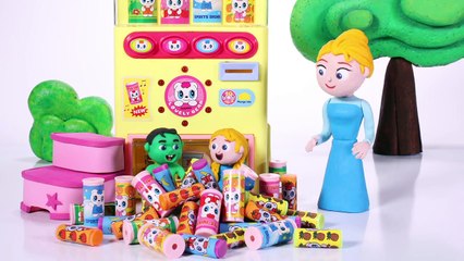 KIDS MAKING A CANDY HOUSE ❤ PLAY DOH CARTOONS FOR KIDS